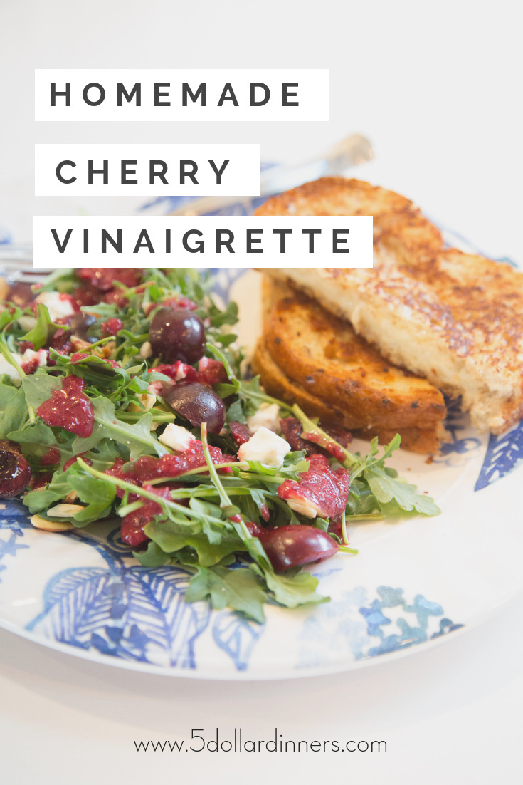 homemade cherry vinaigrette