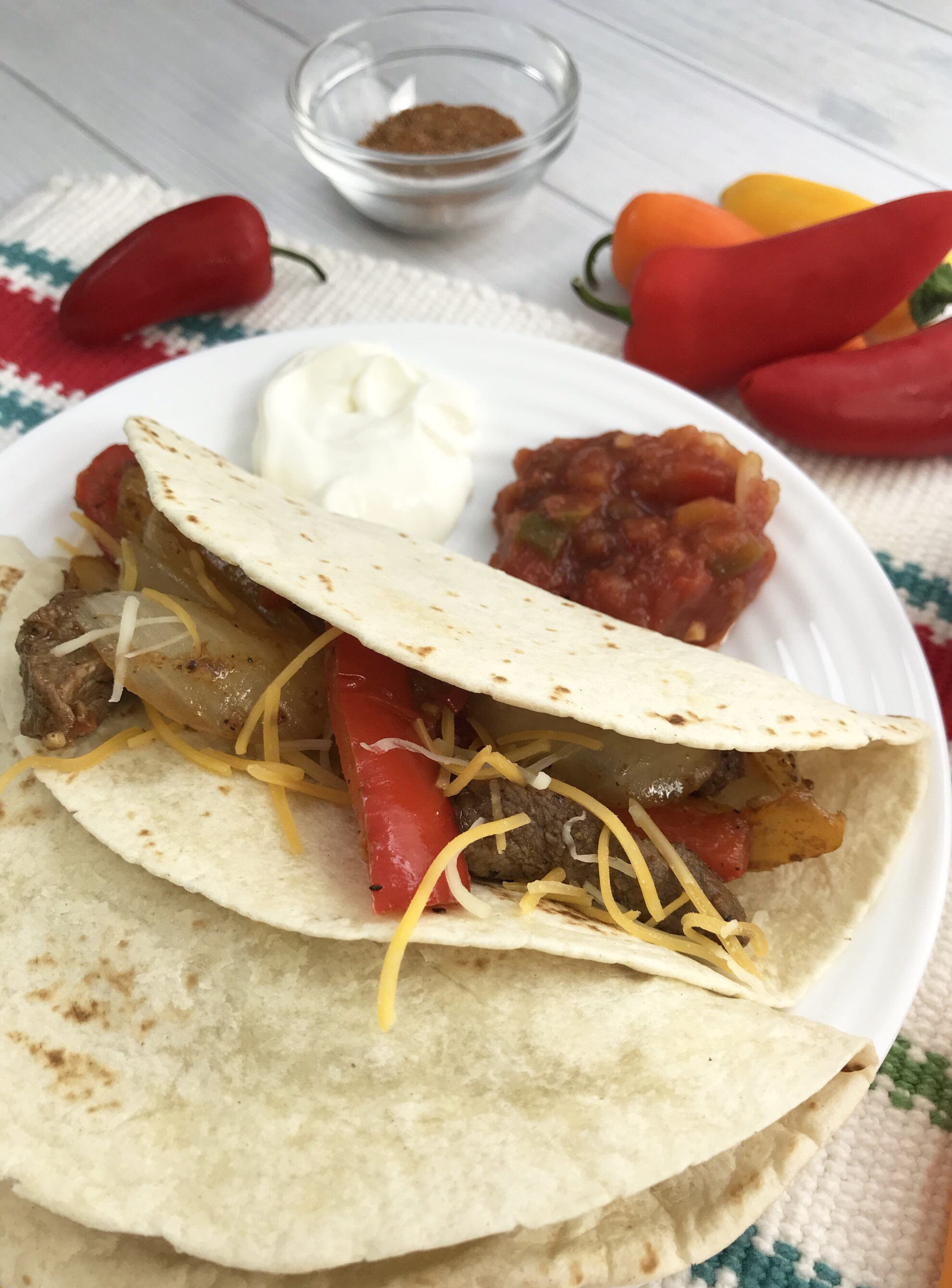 steak fajitas