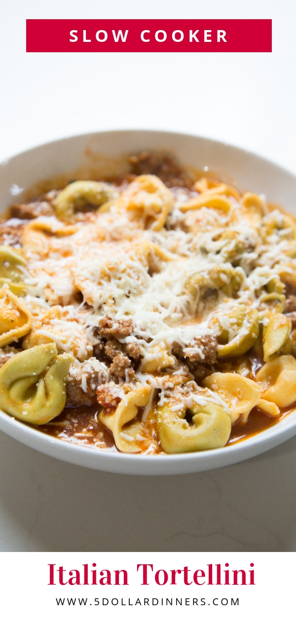 Slow Cooker Italian Tortellini