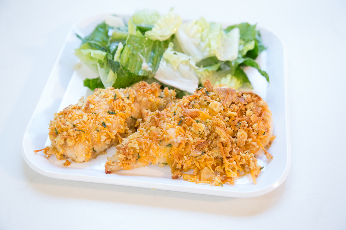 Crispy Cheddar Chicken Bake