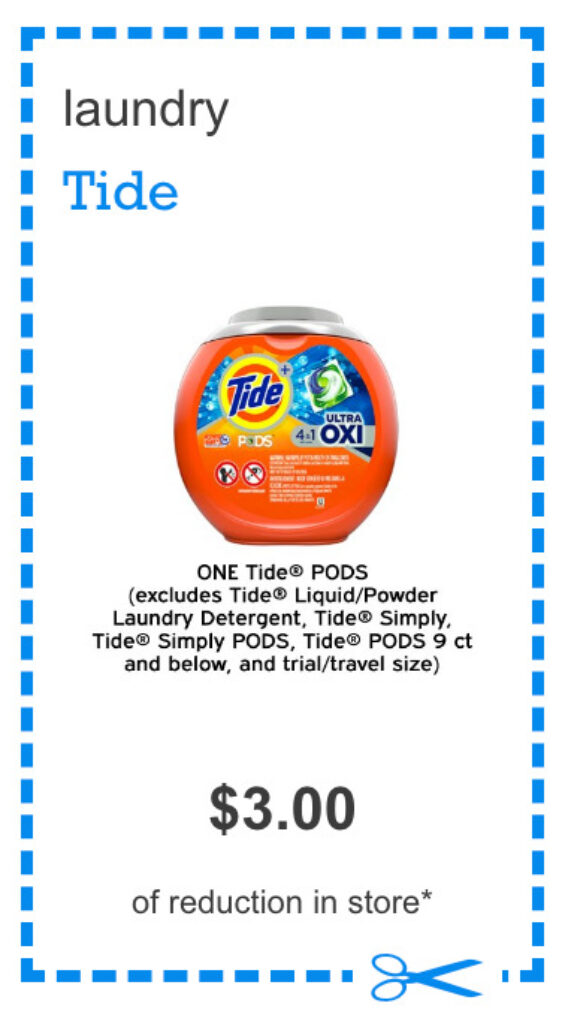 PRINT NOW 3 Off Tide PODS Coupon!!!!! 5 Dinners Budget Recipes