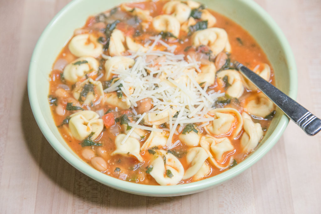 white bean tortellini soup