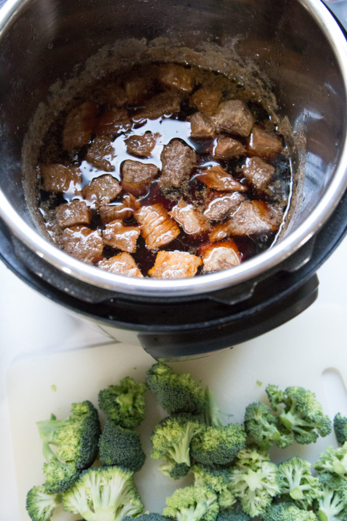 Instant Pot Beef & Broccoli