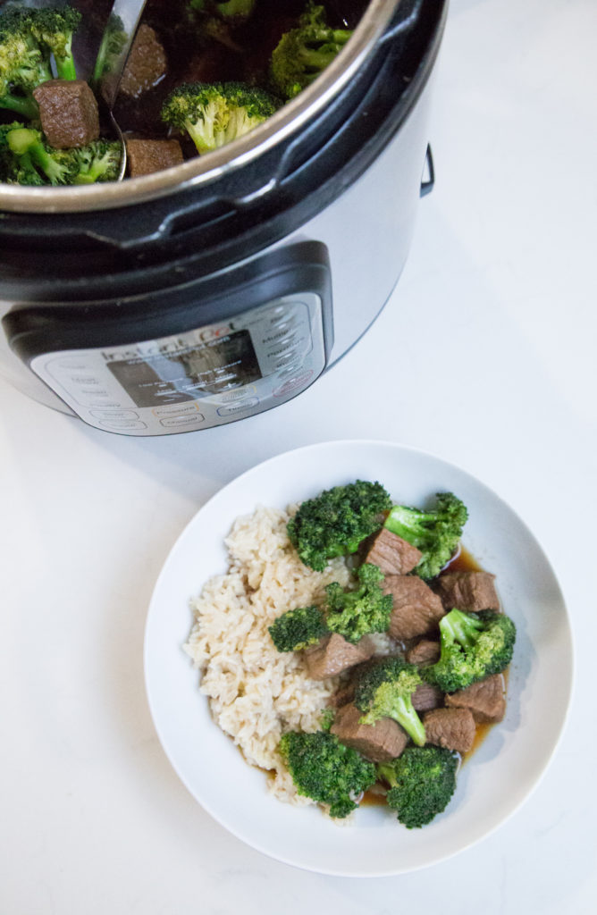 Instant Pot Beef & Broccoli