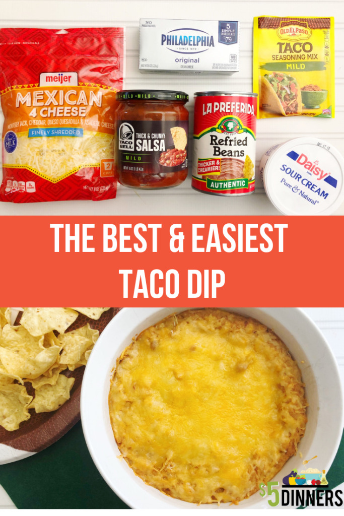 5-Ingredient taco dip