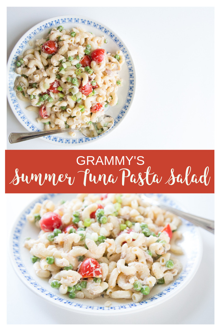 summer tuna pasta salad
