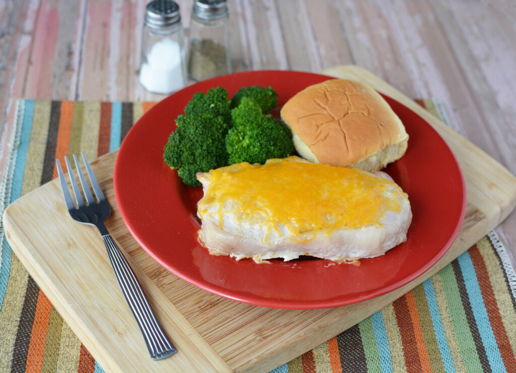 instant pot cheesy garlic pork chops recipe