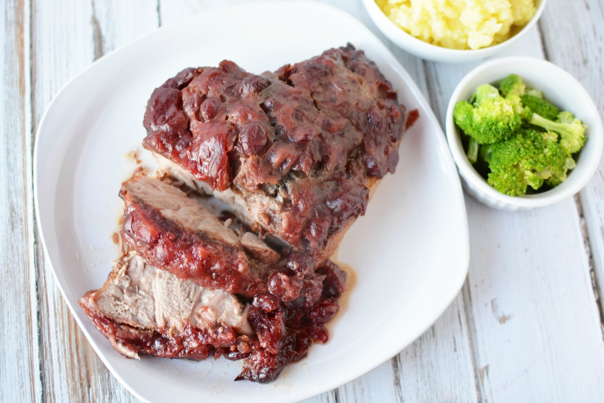 Instant Pot Cranberry Mustard Pork Roast Recipe