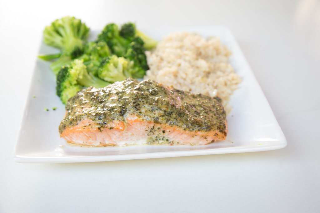 Delicious Pesto Salmon Recipe