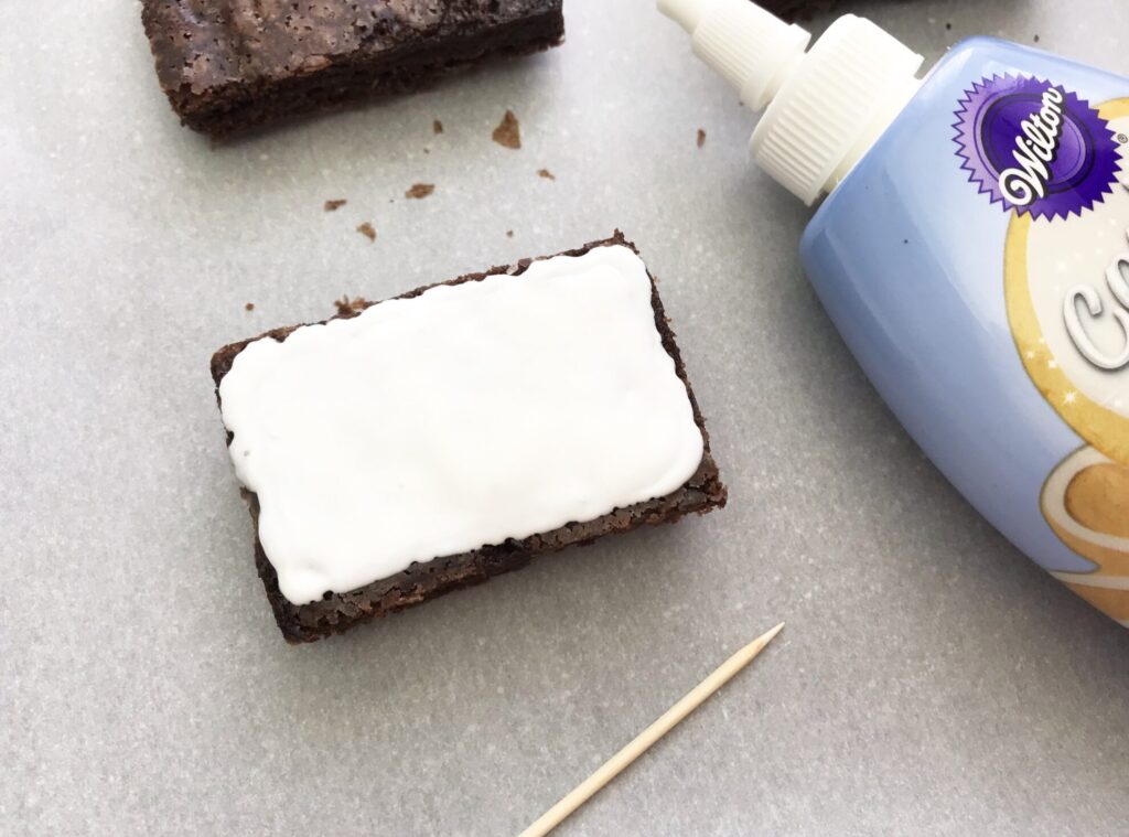 patriotic flag brownies