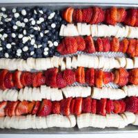 Fruit Flag - A Patriot Dessert for July 4th