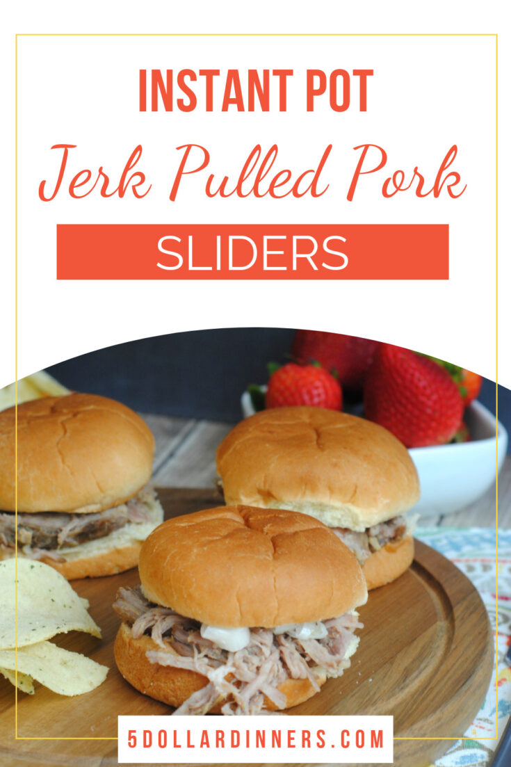 Instant Pot Jerk Pulled Pork Sliders 5 Dinners