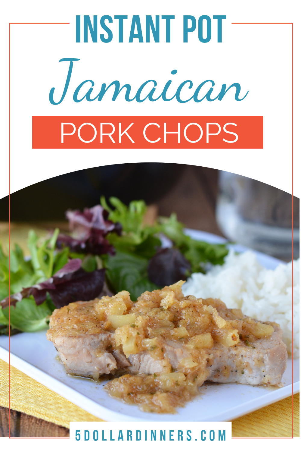 Instant Pot Jamaican Pork Chops - $5 Dinners | Meal Plans & Recipes