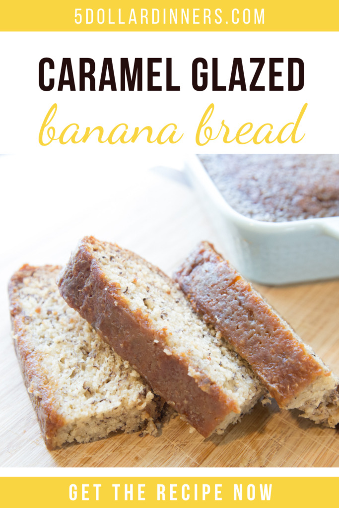 best banana bread recipe with caramel glaze