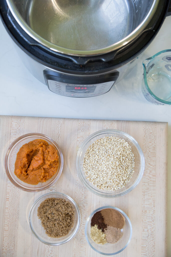 Instant Pot Pumpkin Spice Oatmeal Recipe