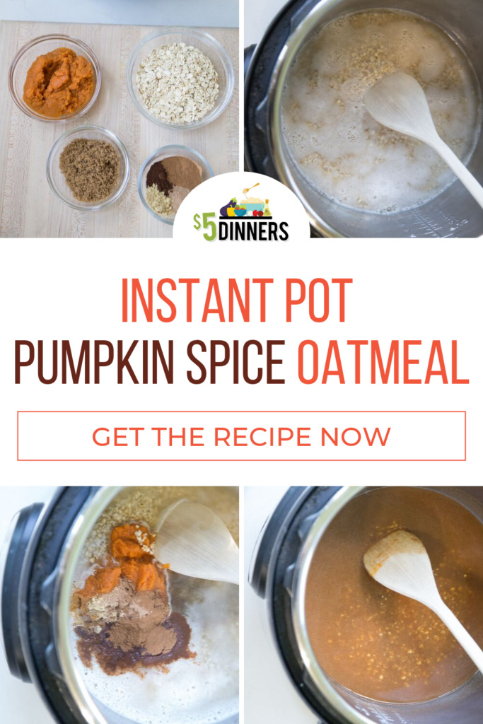 Instant Pot Pumpkin Spice Oatmeal Recipe