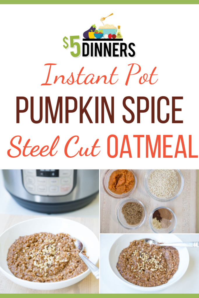 Instant Pot Pumpkin Spice Oatmeal Recipe