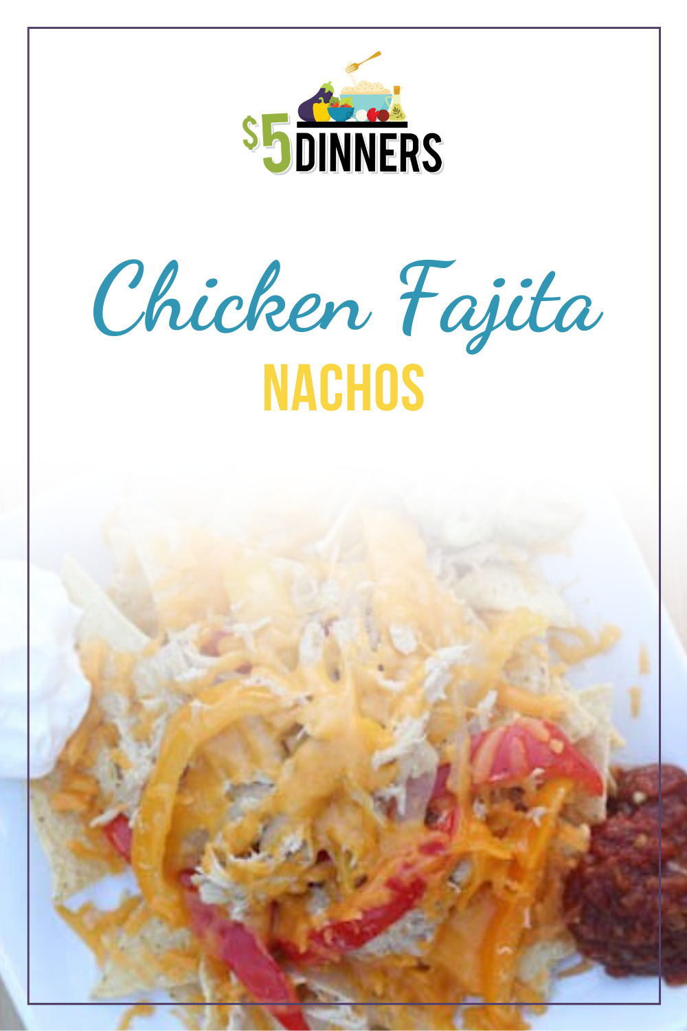 chicken fajita nachos