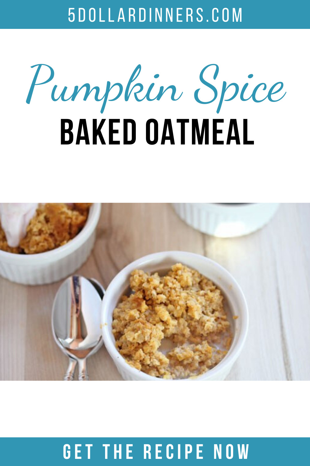 pumpkin spice baked oatmeal