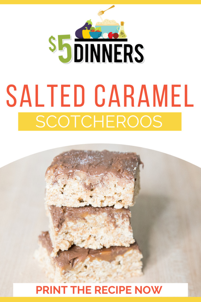 Salted Caramel Scotcheroos