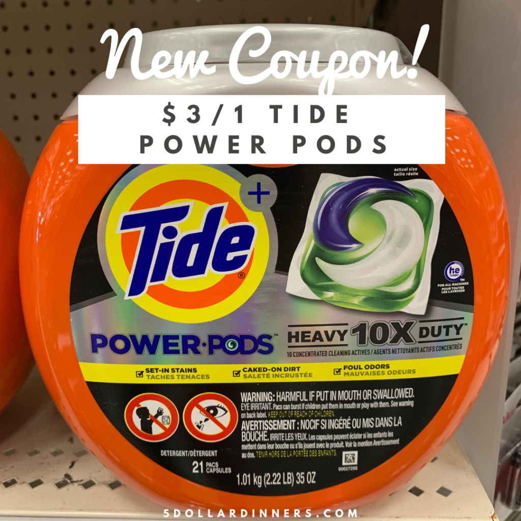 Tide pods coupon deals