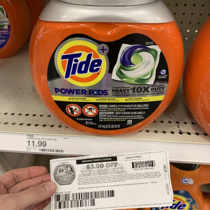 New $3/1 Tide Power PODS Coupon to Print - $5 Dinners
