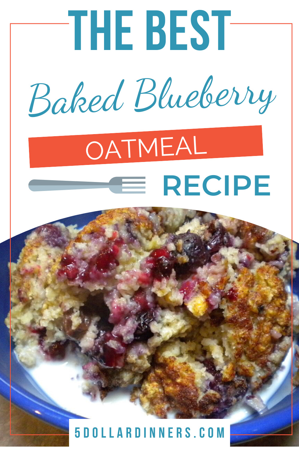 baked blueberry oatmeal
