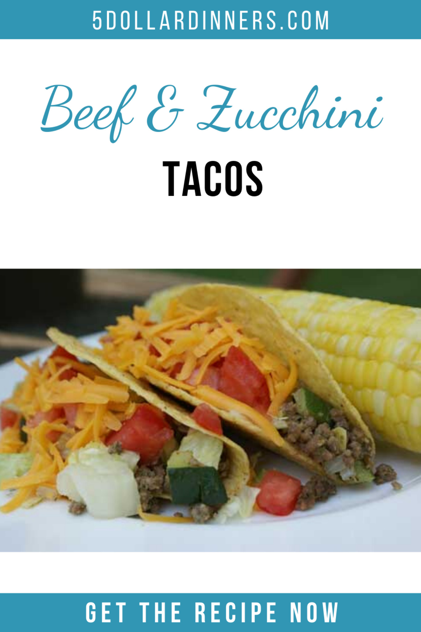 Beef & Zucchini Tacos Recipe 5 Dinners Meal Plans & Recipes