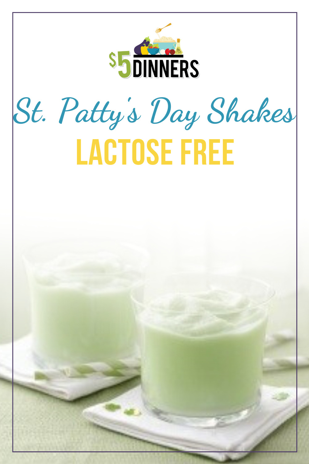 st patrick's day lactose free shake recipe