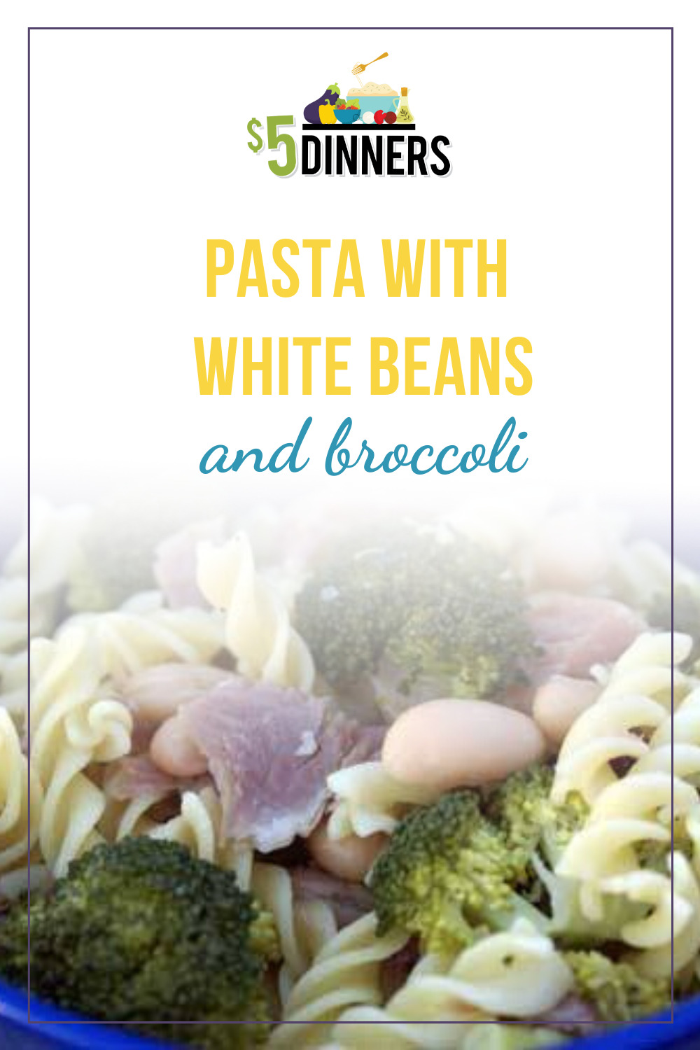 pasta with white beans and broccoli