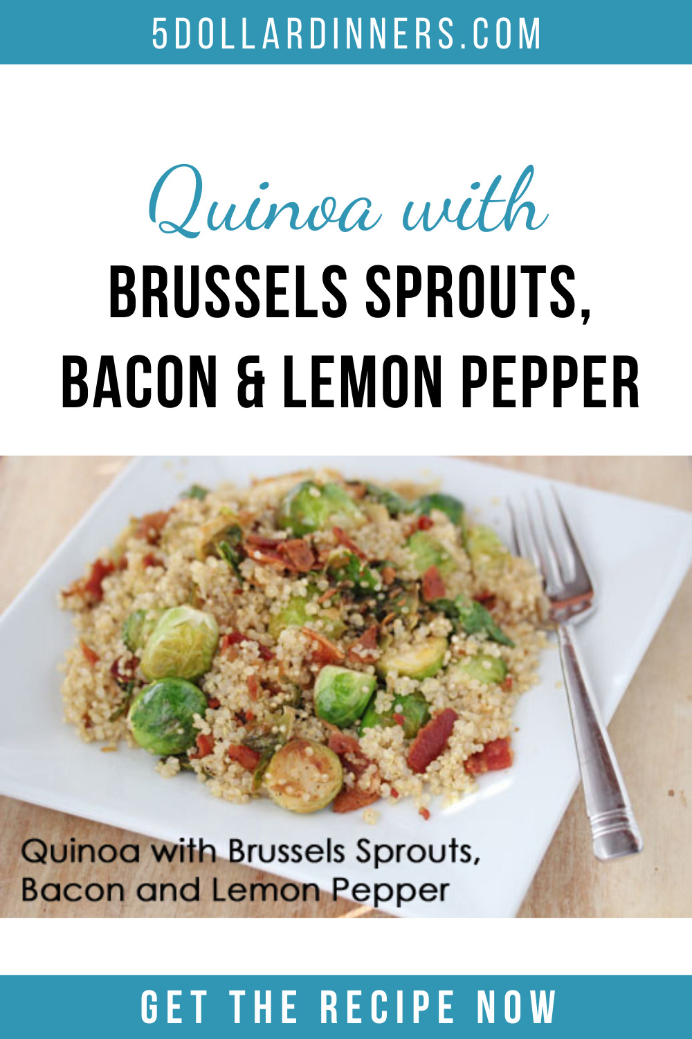 quinoa with brussels sprouts