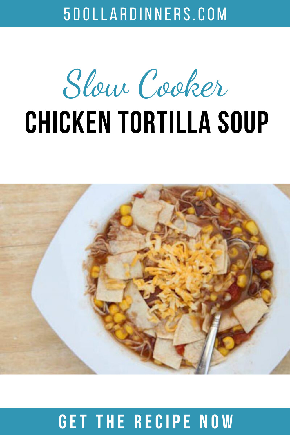 slow cooker tortilla soup