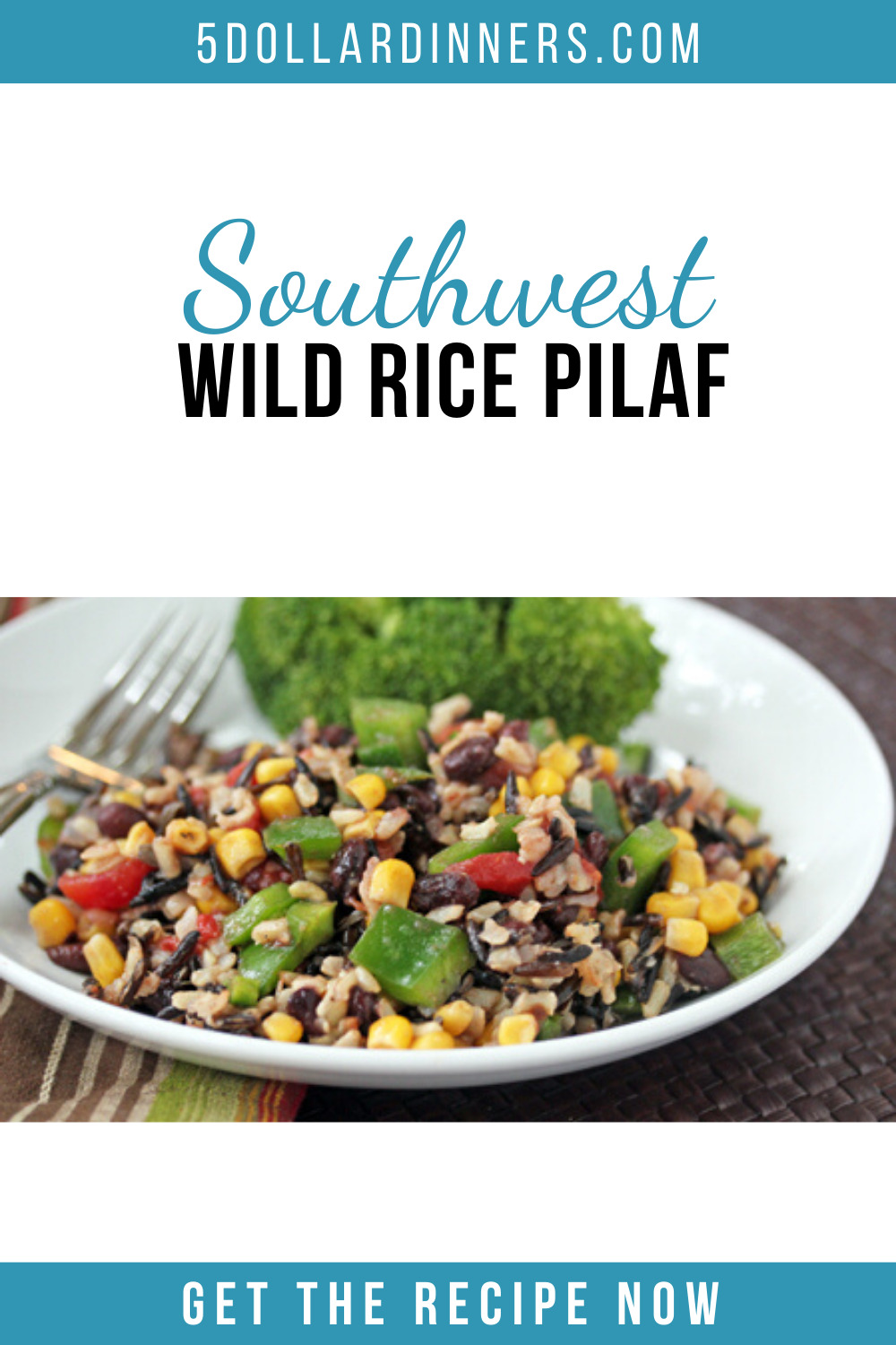 southwest wild rice pilaf