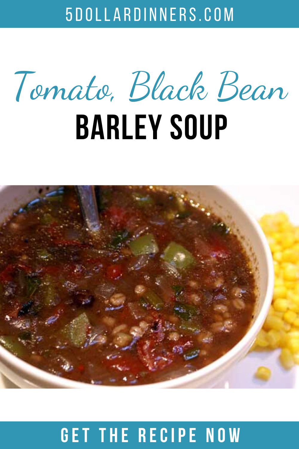 tomato black bean barley soup