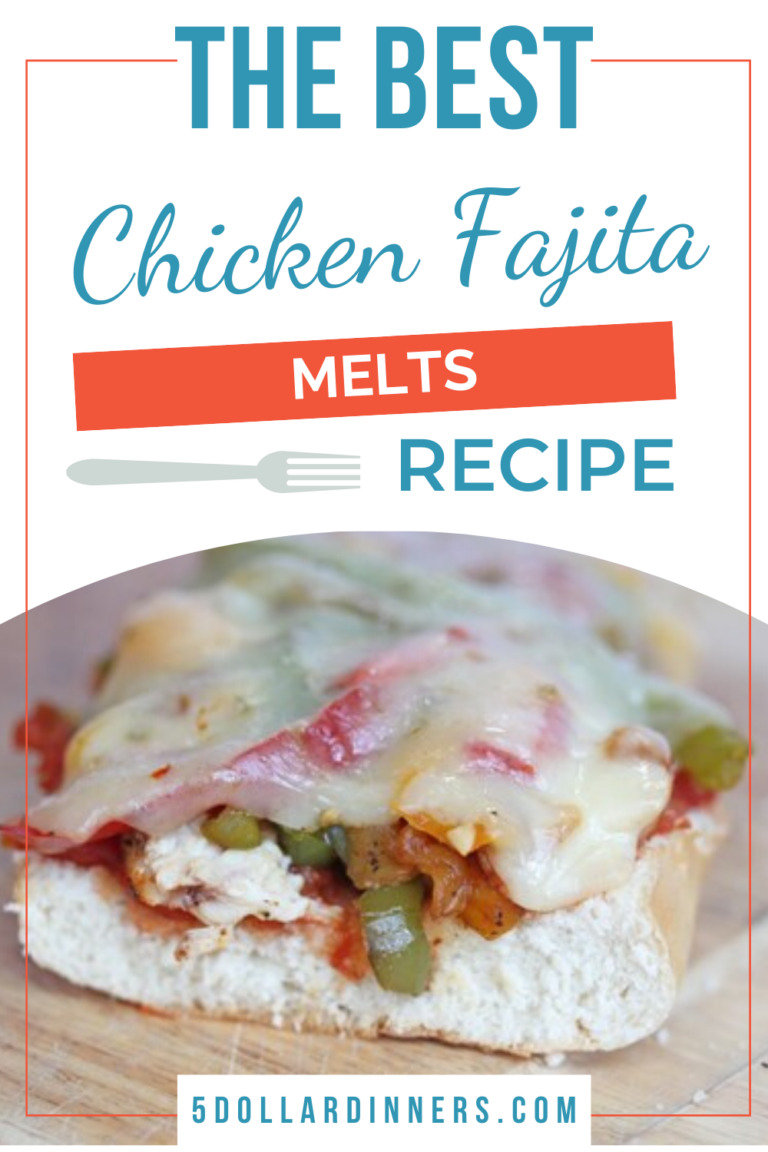 Chicken Fajita Melts 5 Dinners Recipes & Meal Plans