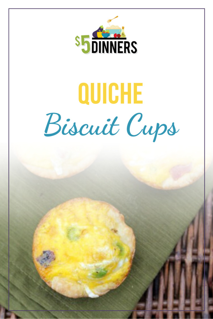 Quiche Biscuit Cups 5 Dinners Budget Recipes, Meal Plans, Freezer