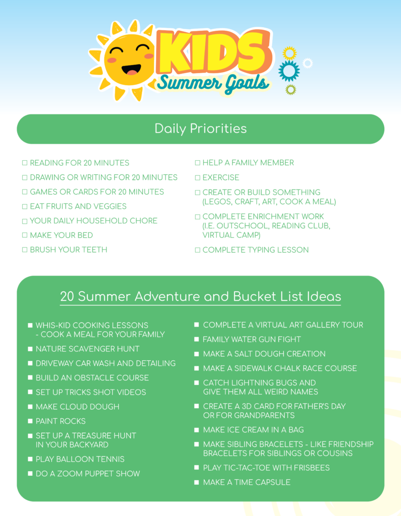 summer activities for kids