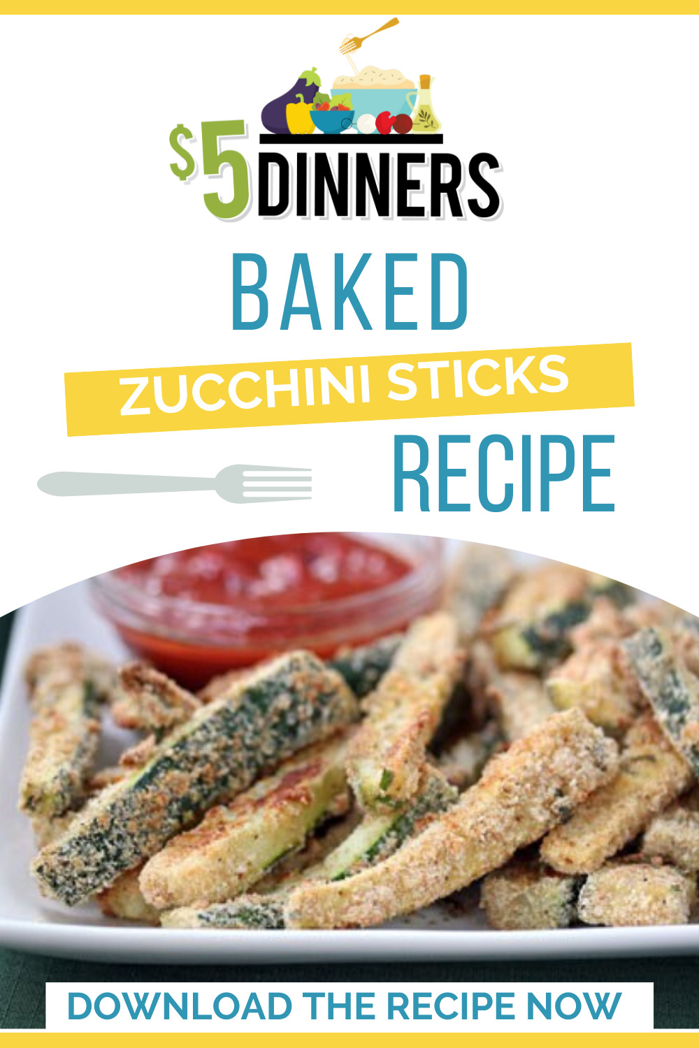 baked zucchini sticks