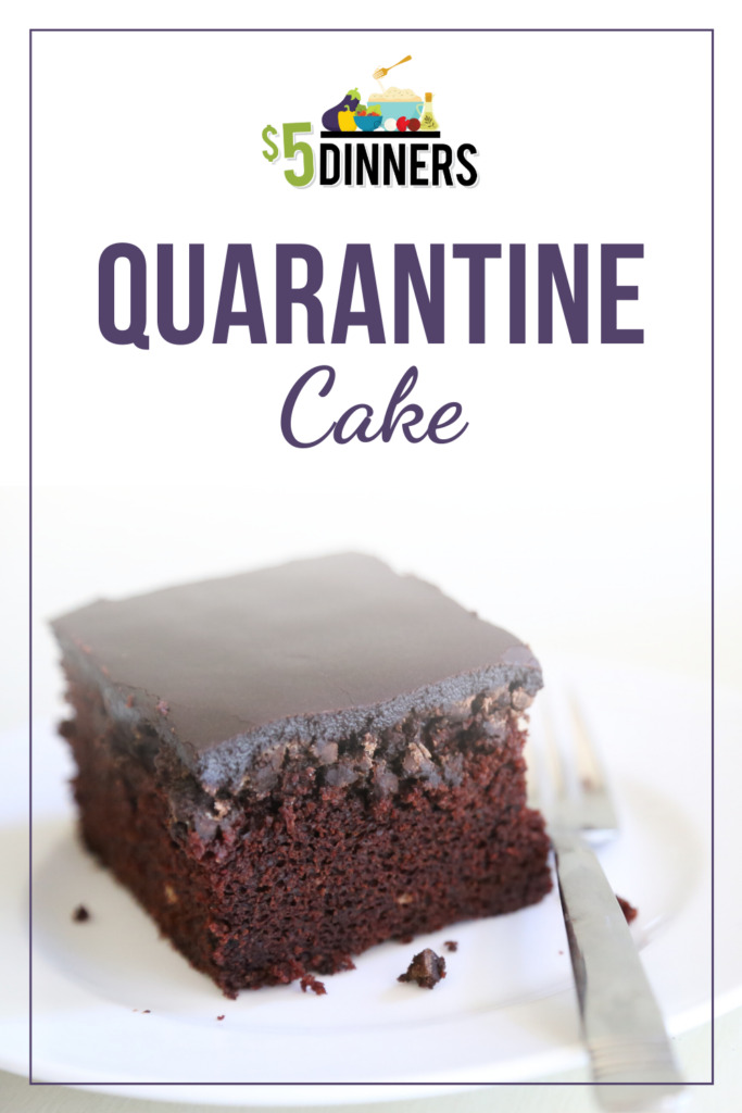 quarantine cake depression cake