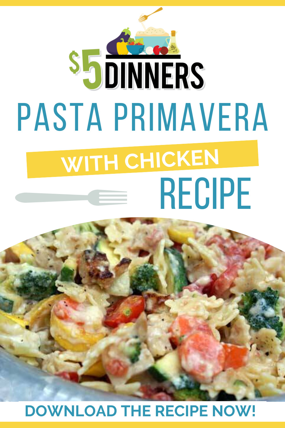 chicken pasta primavera
