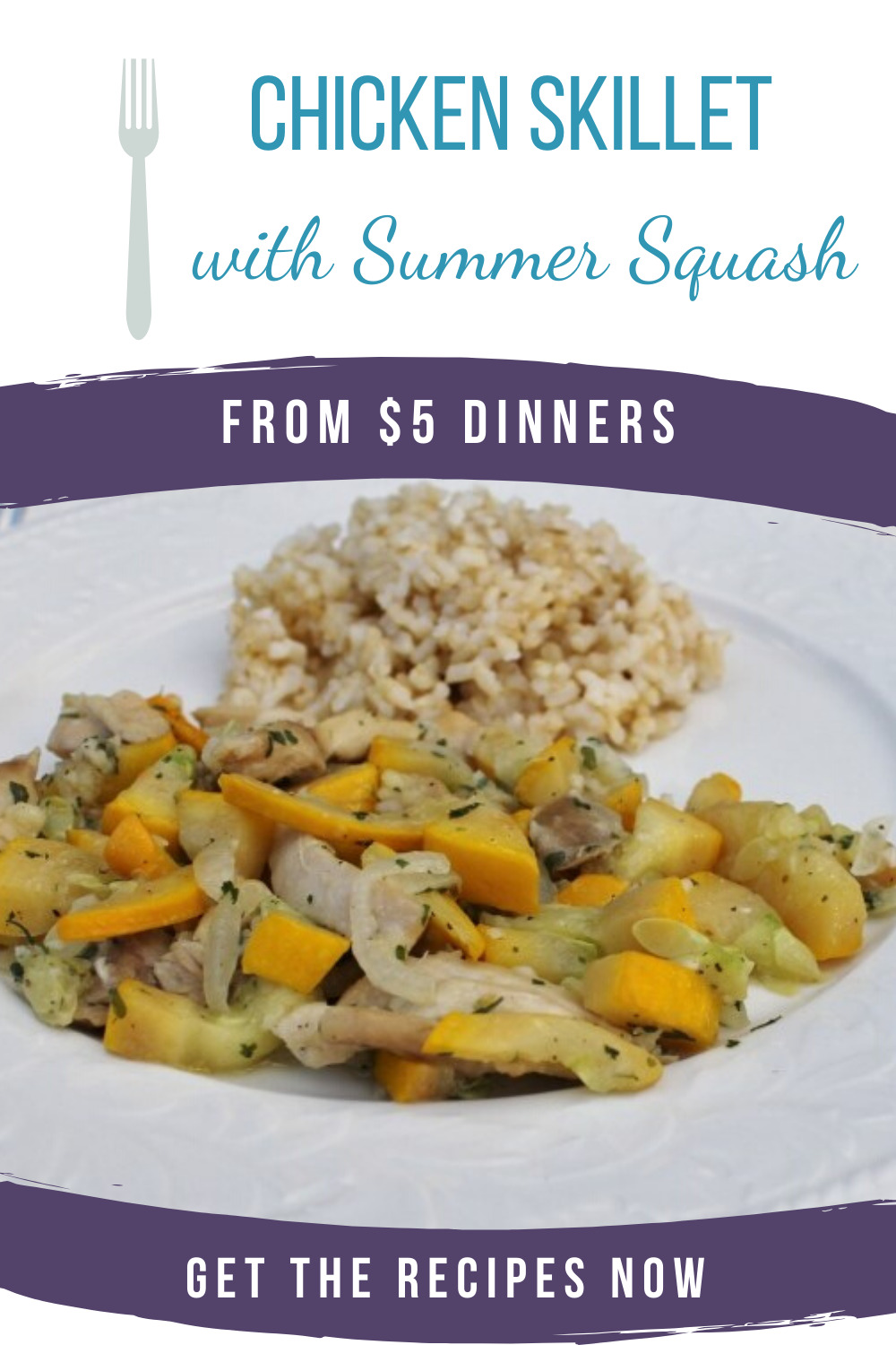 chicken with summer squash skillet