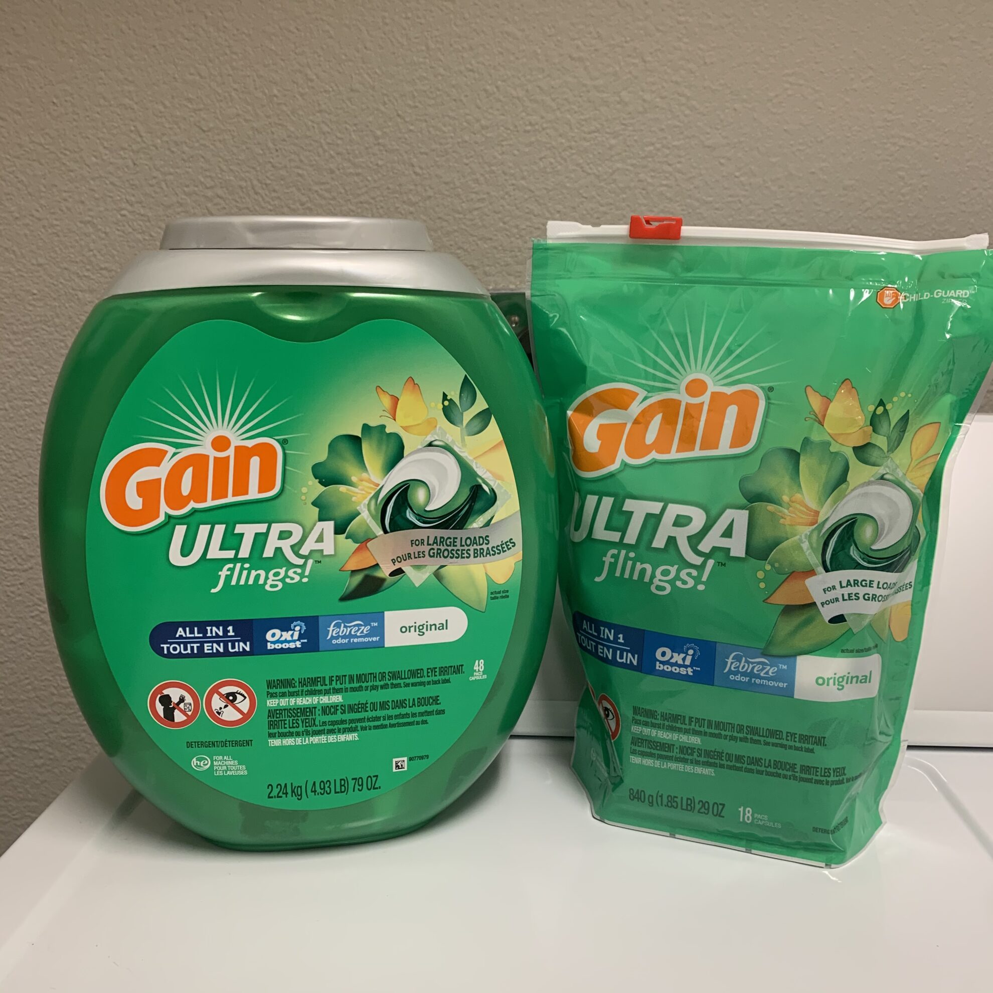 New Gain Ultra Flings Perfect for Your Biggest, Smelliest Laundry Loads