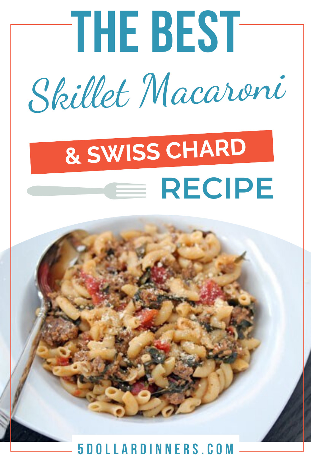 skillet macaroni with swiss chard