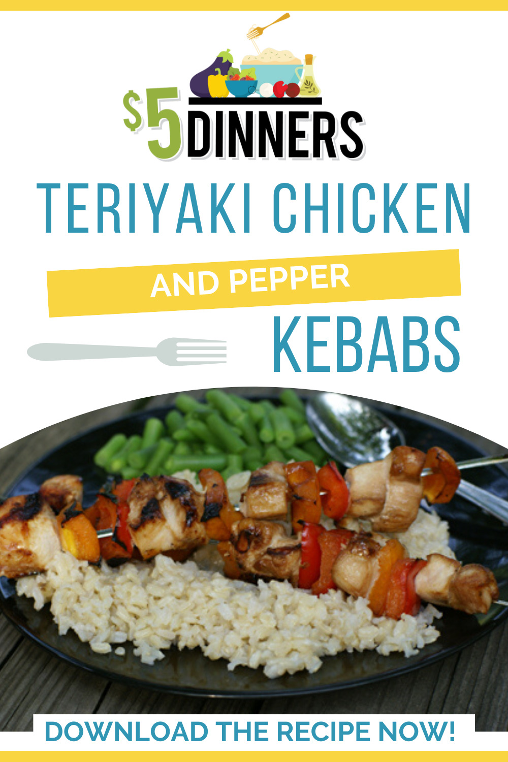 teriyaki chicken kebabs