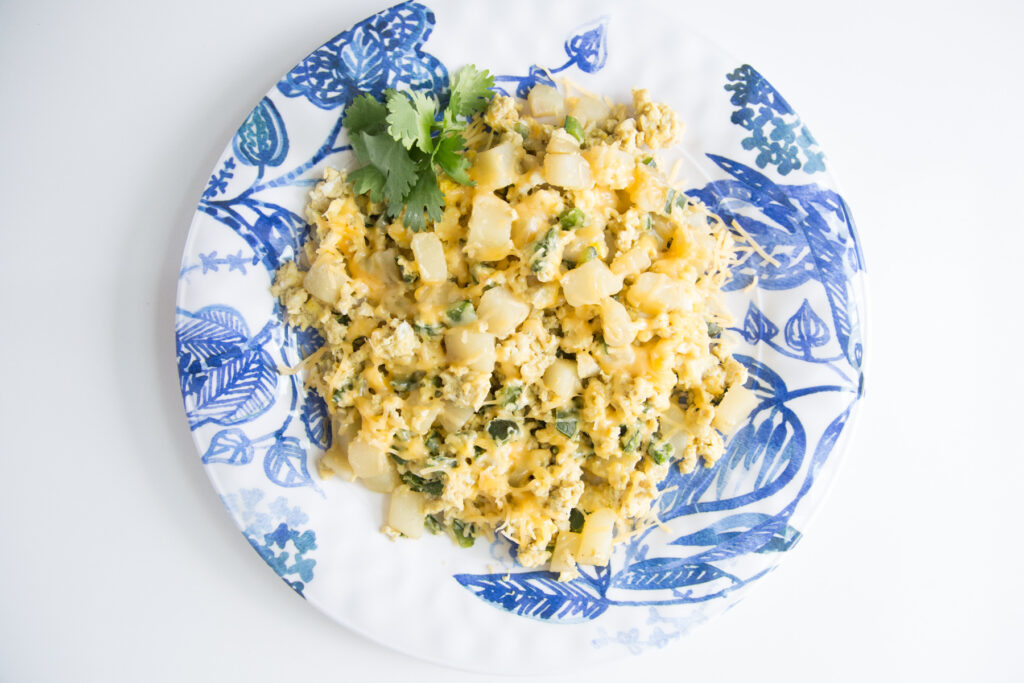 poblano breakfast scramble