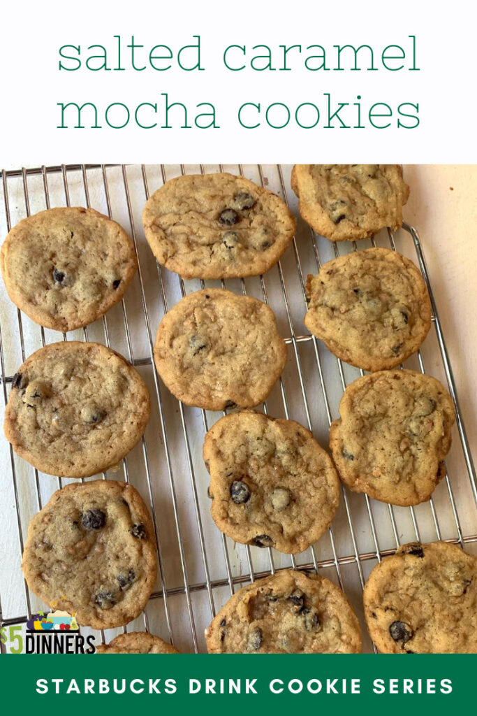 salted caramel mocha cookies