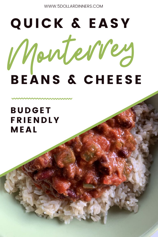 monterrey beans with cheese