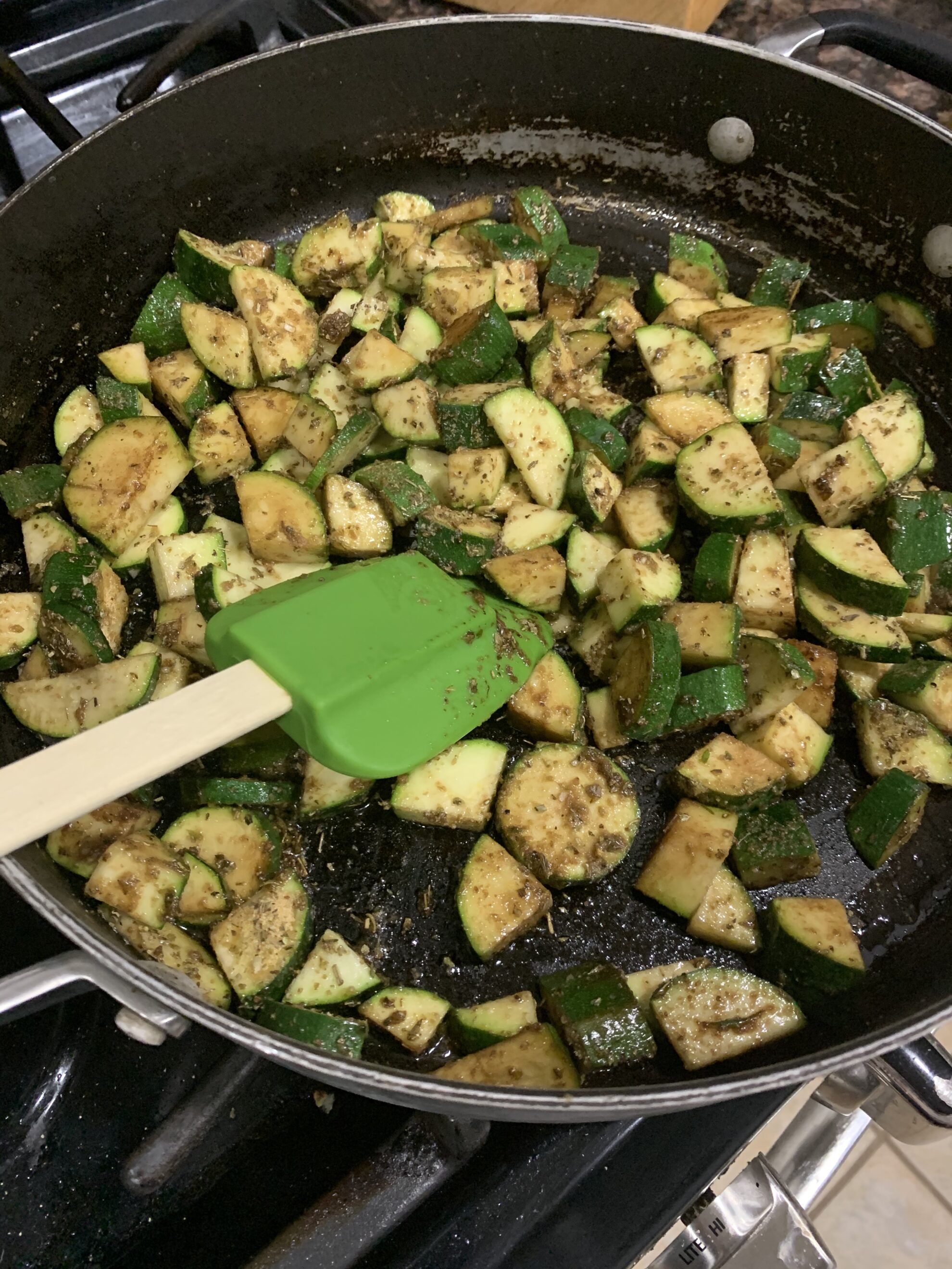 pasta with zucchini tomato sauce