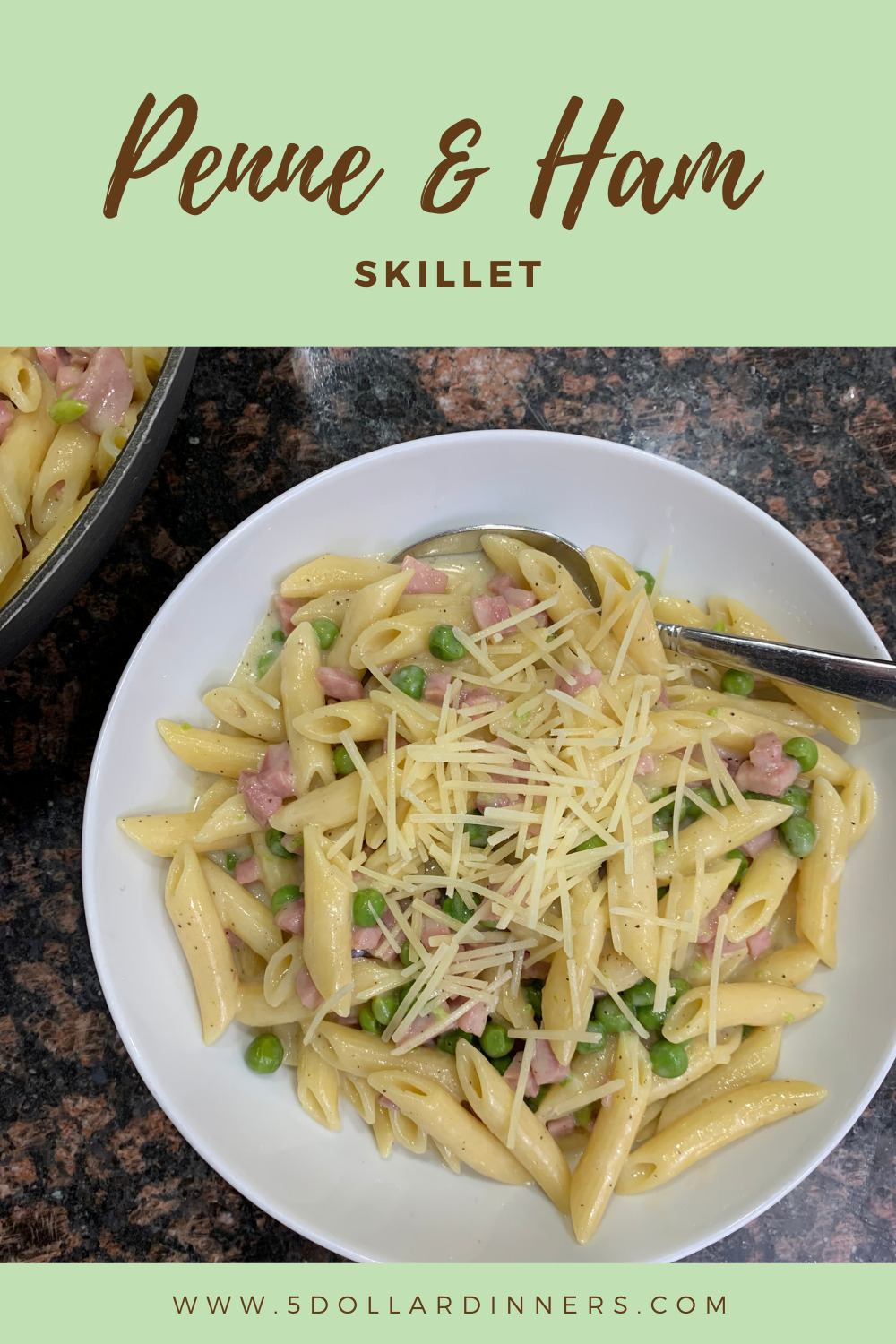 penne ham skillet