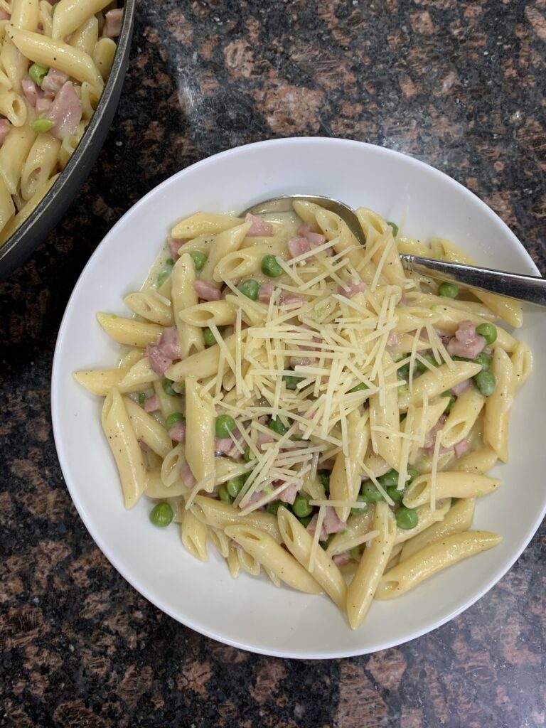 penne ham skillet